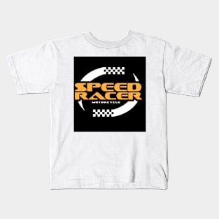 Speed racer motorcycle Kids T-Shirt